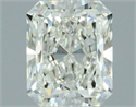 Natural Diamond 0.50 Carats, Radiant with  Cut, J Color, I1 Clarity and Certified by GIA