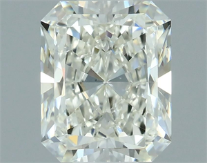 Picture of Natural Diamond 0.50 Carats, Radiant with  Cut, J Color, I1 Clarity and Certified by GIA