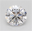Lab Grown Diamond 1.02 Carats, Round with Ideal Cut, D Color, VVS2 Clarity and Certified by IGI