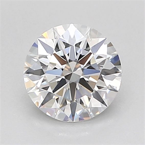 Picture of Lab Grown Diamond 1.02 Carats, Round with Ideal Cut, D Color, VVS2 Clarity and Certified by IGI