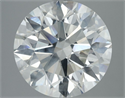Natural Diamond 5.02 Carats, Round with Excellent Cut, I Color, SI2 Clarity and Certified by IGI
