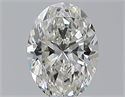 Natural Diamond 1.29 Carats, Oval with  Cut, H Color, VS1 Clarity and Certified by GIA