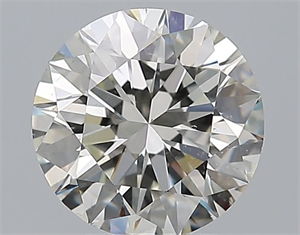 Picture of Natural Diamond 2.01 Carats, Round with Excellent Cut, I Color, SI1 Clarity and Certified by GIA