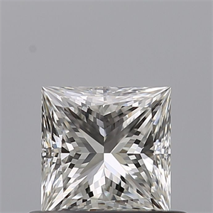 Picture of Natural Diamond 0.52 Carats, Princess with  Cut, G Color, IF Clarity and Certified by GIA