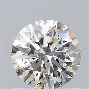 Picture of Natural Diamond 0.80 Carats, Round with Excellent Cut, I Color, SI1 Clarity and Certified by GIA