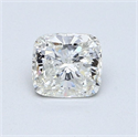 Natural Diamond 0.72 Carats, Cushion with  Cut, I Color, SI2 Clarity and Certified by GIA