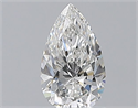 Natural Diamond 0.72 Carats, Pear with  Cut, F Color, VVS1 Clarity and Certified by GIA