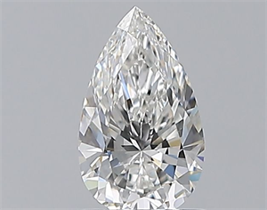 Picture of Natural Diamond 0.72 Carats, Pear with  Cut, F Color, VVS1 Clarity and Certified by GIA