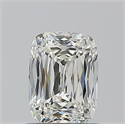 Natural Diamond 0.92 Carats, Cushion with  Cut, J Color, VS1 Clarity and Certified by GIA
