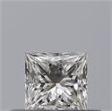 Natural Diamond 0.27 Carats, Princess with  Cut, E Color, VS1 Clarity and Certified by GIA