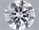 Lab Grown Diamond 5.00 Carats, Round with Excellent Cut, D Color, VS1 Clarity and Certified by IGI