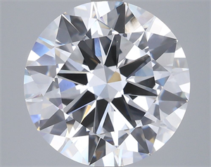 Picture of Lab Grown Diamond 5.00 Carats, Round with Excellent Cut, D Color, VS1 Clarity and Certified by IGI