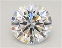 Lab Grown Diamond 3.04 Carats, Round with Ideal Cut, E Color, VVS2 Clarity and Certified by IGI