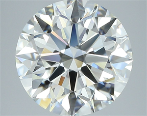 Picture of Natural Diamond 3.00 Carats, Round with Excellent Cut, I Color, VS1 Clarity and Certified by GIA