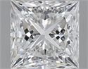 Natural Diamond 2.00 Carats, Princess with  Cut, F Color, VS2 Clarity and Certified by GIA