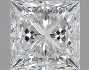 Picture of Natural Diamond 2.00 Carats, Princess with  Cut, F Color, VS2 Clarity and Certified by GIA