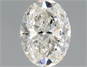 Natural Diamond 1.01 Carats, Oval with  Cut, G Color, VVS1 Clarity and Certified by GIA