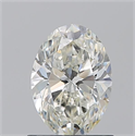 Natural Diamond 1.01 Carats, Oval with  Cut, J Color, VS1 Clarity and Certified by GIA