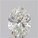 Natural Diamond 1.20 Carats, Oval with  Cut, J Color, VS1 Clarity and Certified by GIA