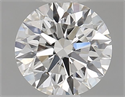 Diamante Natural 0.56 quilates, Redondo , Color H, claridad VVS2 y certificado GIA