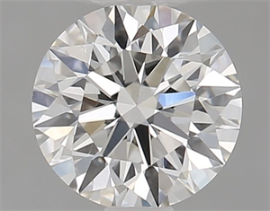 Foto Diamante Natural 0.56 quilates, Redondo , Color H, claridad VVS2 y certificado GIA de