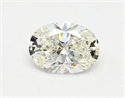 Diamante Natural 0.50 quilates, Ovalado , Color I, claridad VVS1 y certificado GIA