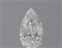 Diamante Natural 0.55 quilates, De pera , Color E, claridad IF y certificado GIA