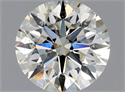 Natural Diamond 0.70 Carats, Round with Excellent Cut, K Color, SI1 Clarity and Certified by GIA