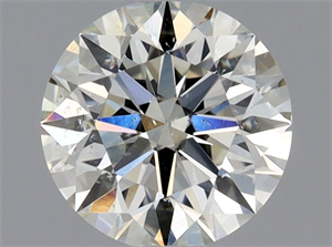 Picture of Natural Diamond 0.70 Carats, Round with Excellent Cut, K Color, SI1 Clarity and Certified by GIA