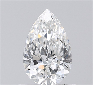 Picture of Natural Diamond 0.52 Carats, Pear with  Cut, F Color, VS1 Clarity and Certified by GIA