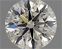 Natural Diamond 0.70 Carats, Round with Excellent Cut, I Color, VVS1 Clarity and Certified by IGI