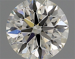 Picture of Natural Diamond 0.70 Carats, Round with Excellent Cut, I Color, VVS1 Clarity and Certified by IGI