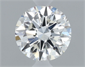 Natural Diamond 0.50 Carats, Round with Very Good Cut, F Color, VVS2 Clarity and Certified by GIA