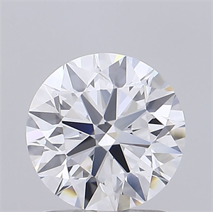 Picture of Lab Grown Diamond 1.50 Carats, Round with Excellent Cut, D Color, VVS2 Clarity and Certified by IGI