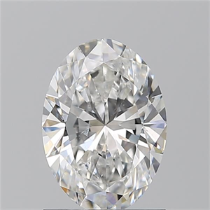 Picture of Natural Diamond 1.20 Carats, Oval with  Cut, G Color, SI2 Clarity and Certified by GIA