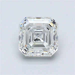 Picture of Natural Diamond 1.01 Carats, Asscher with  Cut, H Color, VS2 Clarity and Certified by GIA