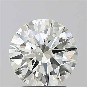 Foto Diamante Natural 2.01 quilates, Redondo , Color L, claridad SI1 y certificado GIA de