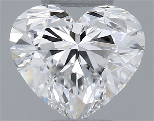 Picture of Natural Diamond 0.30 Carats, Heart with  Cut, D Color, VVS1 Clarity and Certified by GIA