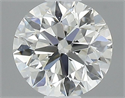 Diamante Natural 0.50 quilates, Redondo , Color H, claridad VVS2 y certificado IGI