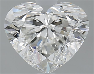 Picture of Natural Diamond 2.02 Carats, Heart with  Cut, H Color, VVS1 Clarity and Certified by GIA