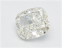 Diamante Natural 1.00 quilates, Del cojín , Color H, claridad SI1 y certificado GIA