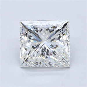 Foto Diamante Natural 2.60 quilates, Princesa , Color H, claridad VS2 y certificado GIA de