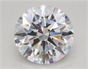 Lab Grown Diamond 3.05 Carats, Round with Ideal Cut, D Color, VVS1 Clarity and Certified by IGI