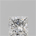 Diamante Natural 0.70 quilates, Princesa , Color G, claridad SI1 y certificado GIA