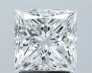 Foto Diamante Natural 2.03 quilates, Princesa , Color F, claridad SI1 y certificado GIA de