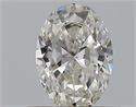 Natural Diamond 0.50 Carats, Oval with  Cut, G Color, SI1 Clarity and Certified by GIA