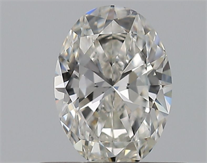 Picture of Natural Diamond 0.50 Carats, Oval with  Cut, G Color, SI1 Clarity and Certified by GIA