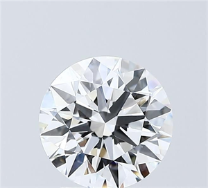Picture of Lab Grown Diamond 1.05 Carats, Round with Ideal Cut, E Color, VVS2 Clarity and Certified by IGI
