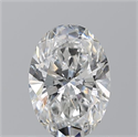 Natural Diamond 1.20 Carats, Oval with  Cut, E Color, SI1 Clarity and Certified by GIA