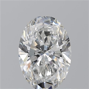 Picture of Natural Diamond 1.20 Carats, Oval with  Cut, E Color, SI1 Clarity and Certified by GIA